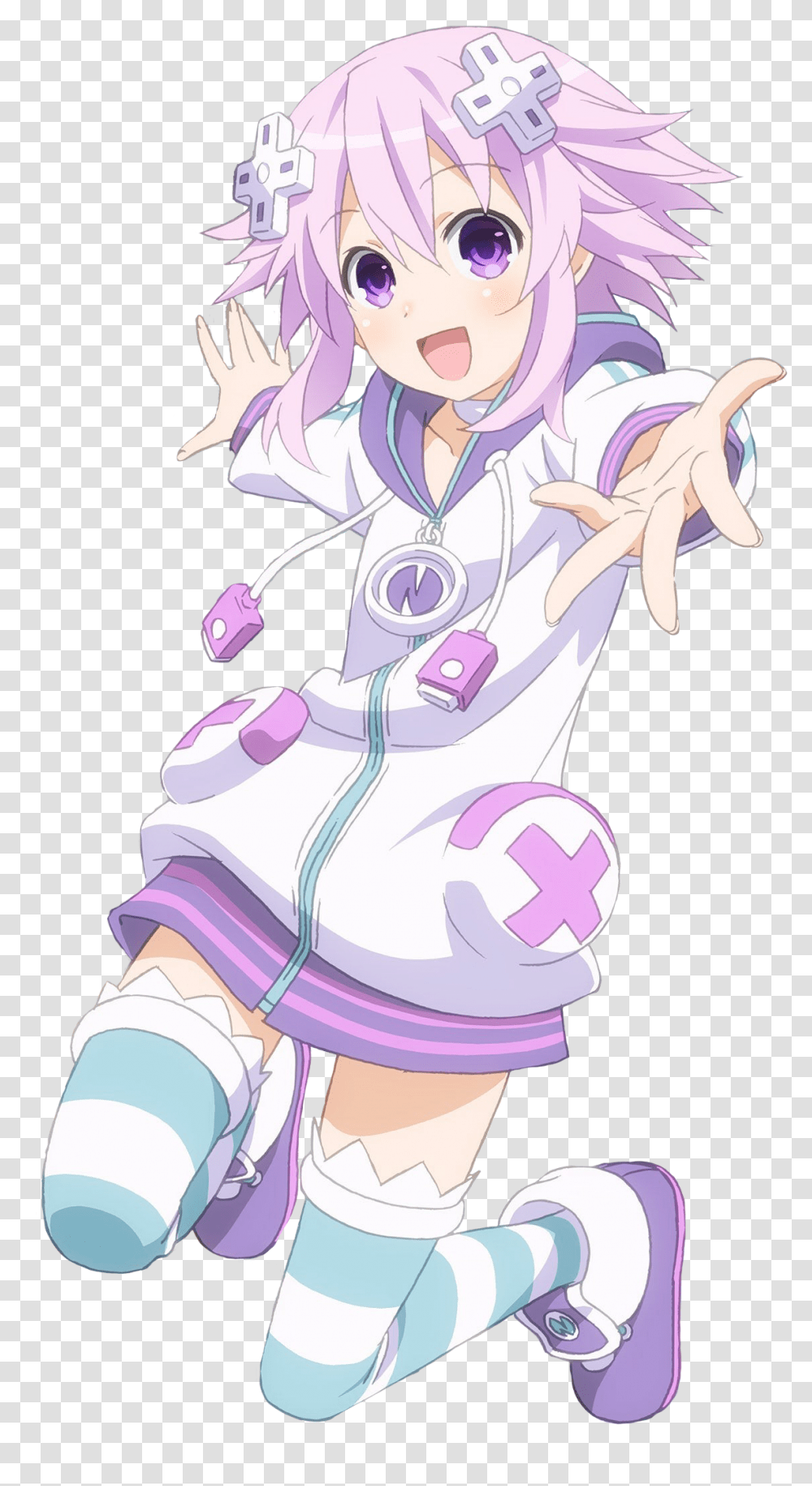 Gamindustri Hime Cut, Comics, Book, Manga, Person Transparent Png