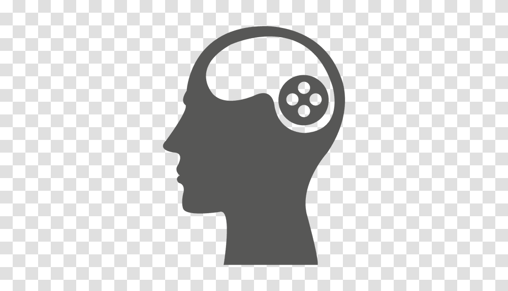 Gaming Brain Headshot, Hand, Silhouette, Fist Transparent Png