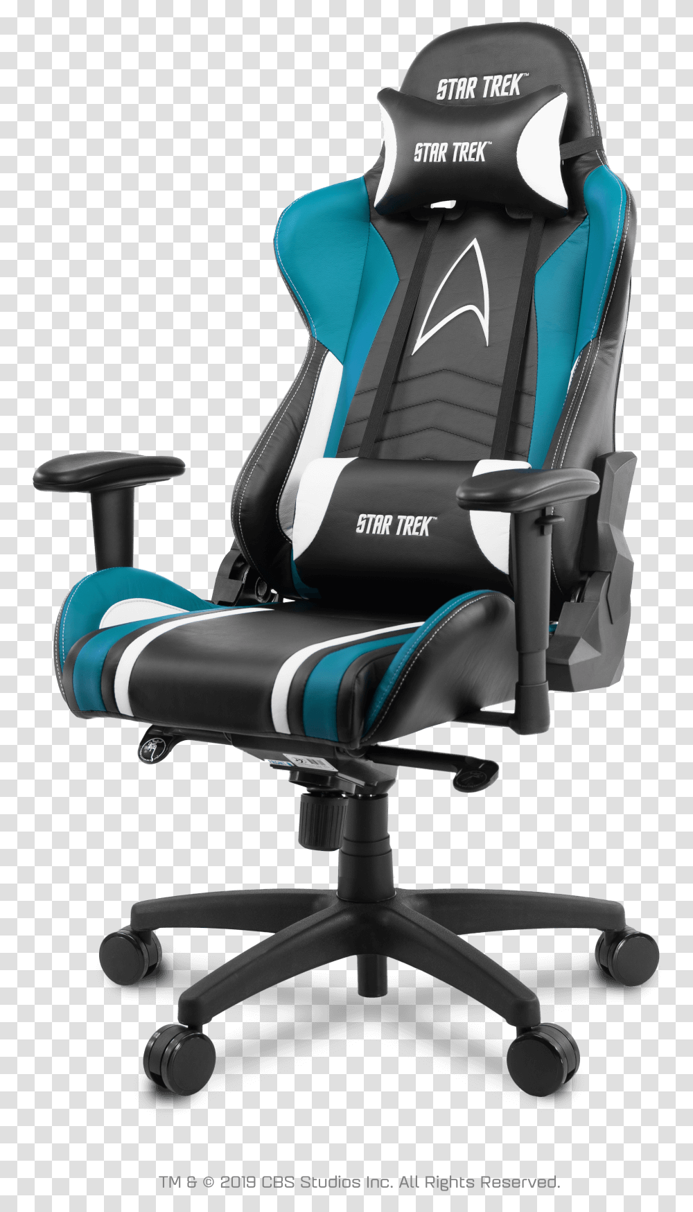 Gaming Chair Star Trek Edition, Cushion, Car Seat, Furniture, Headrest Transparent Png