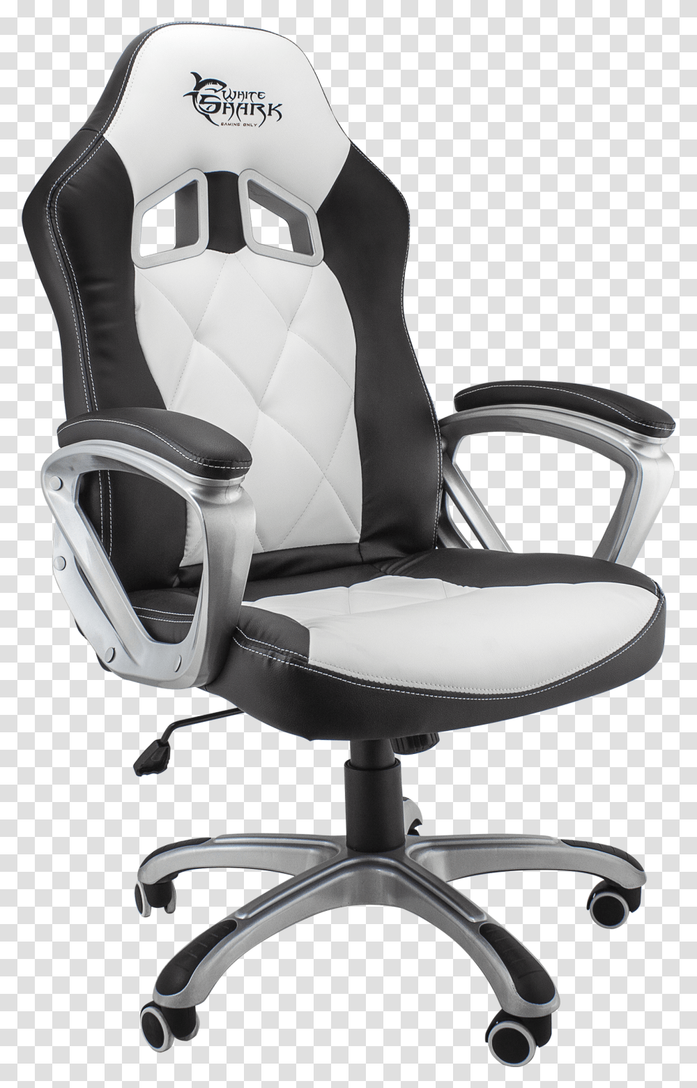 Gaming Chair White Shark Gaming Chair, Furniture, Cushion, Armchair Transparent Png