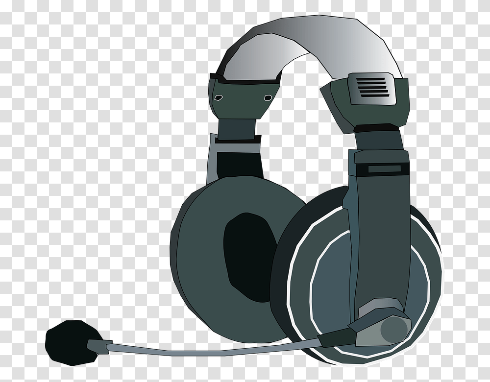 Gaming Headphones Clip Art, Electronics, Headset, Grenade, Bomb Transparent Png