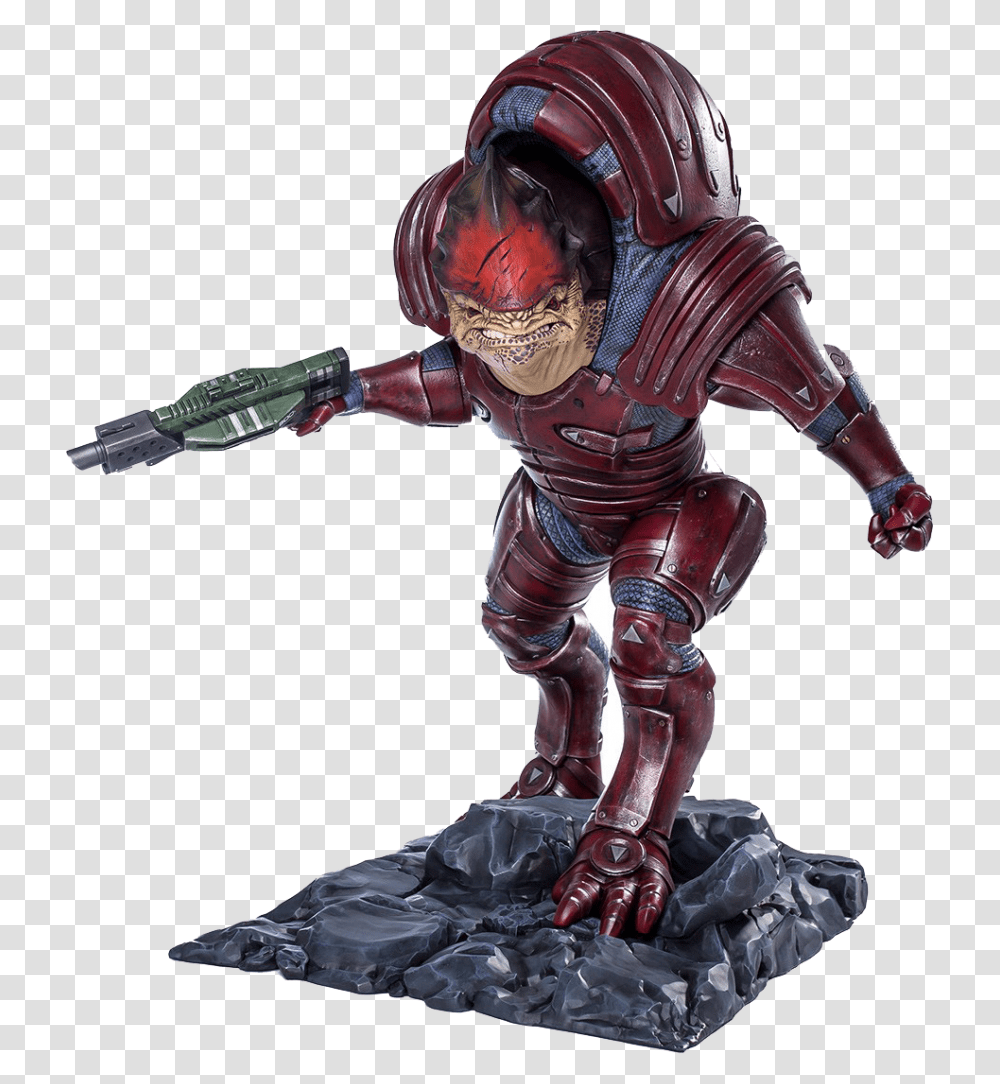 Gaming Heads Mass Effect Wrex, Person, Human, Astronaut, Helmet Transparent Png