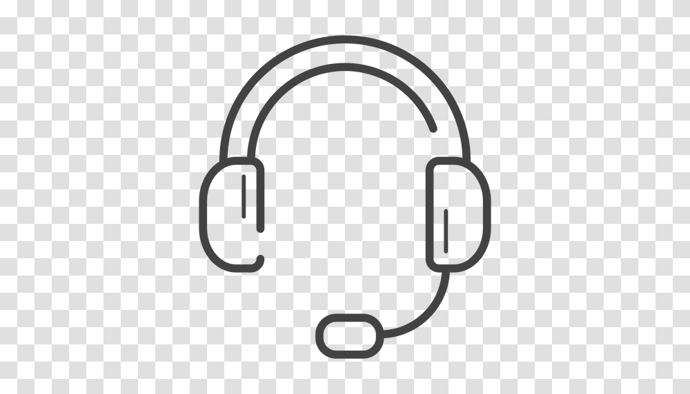 Gaming Headset Stroke Icon, Lock, Combination Lock, Stencil Transparent Png