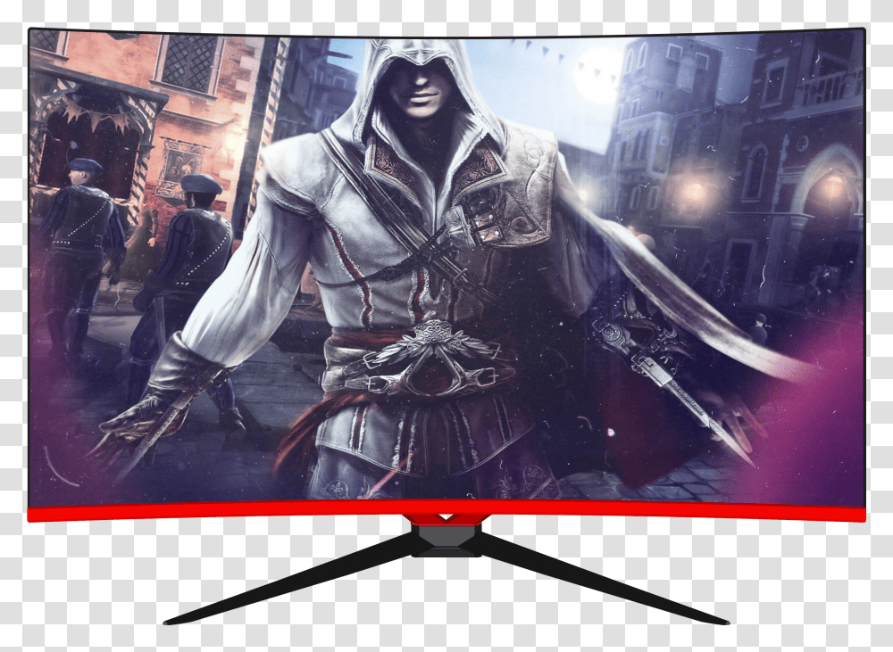 Gaming Monitor Pc Assassin's Creed 2 Background Transparent Png