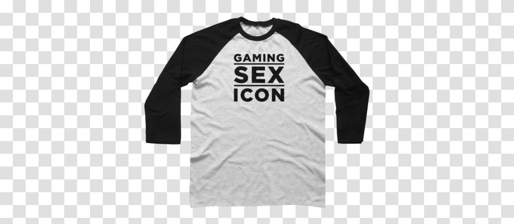 Gaming Sex Icon Baseball Tee Juniors' Perfect By Hutch Mandalorian, Sleeve, Clothing, Apparel, Long Sleeve Transparent Png