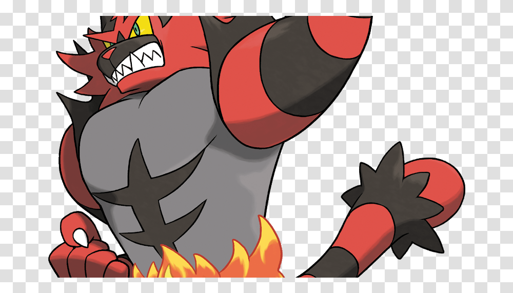 Gaming With Chibi The Video Gamer Pokemon Sun Incineroar, Hand, Fire, Flame Transparent Png