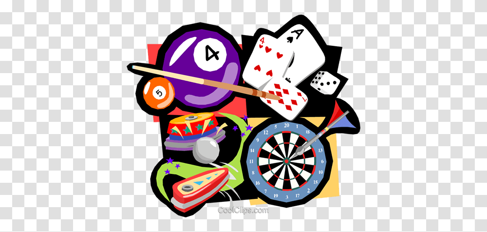 Gamming Pool Darts Cards Pinball Royalty Free Vector Clip Art, Game, Wheel, Machine Transparent Png