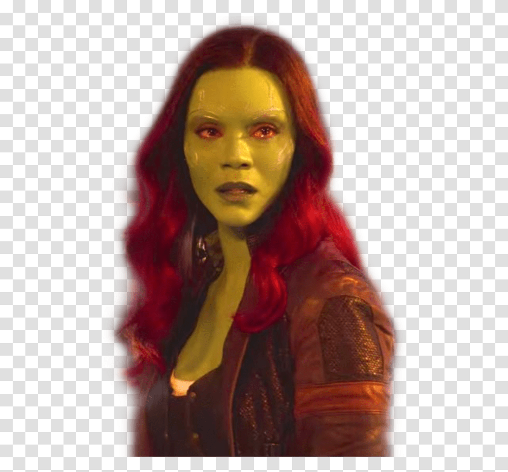 Gamora Guardiansofthegalaxy Avengersinfinitywar Girl, Person, Human, Apparel Transparent Png