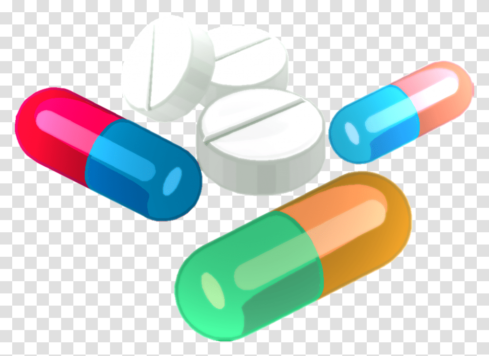 Gamot Clipart, Capsule, Pill, Medication Transparent Png