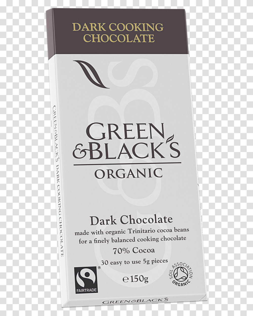 Gampb S Dark Cook S Chocolate Bar 150g Green And Blacks Cooking Chocolate, Poster, Advertisement, Flyer Transparent Png
