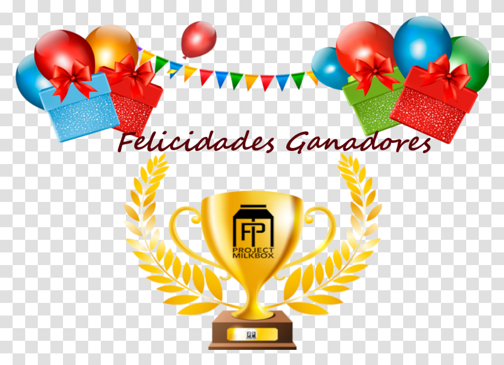 Ganadoresmilk Background Trophy Icon Transparent Png