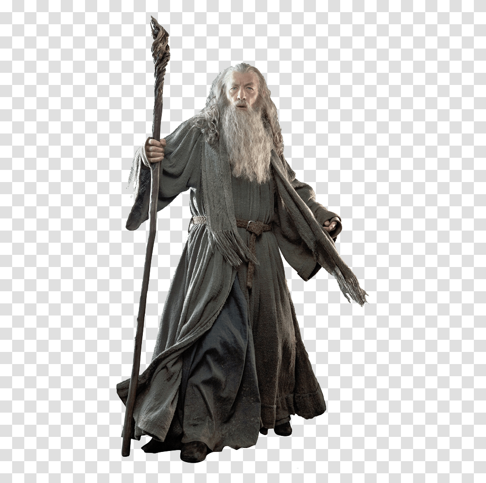 Gandalf Battle, Person, Face, Costume Transparent Png