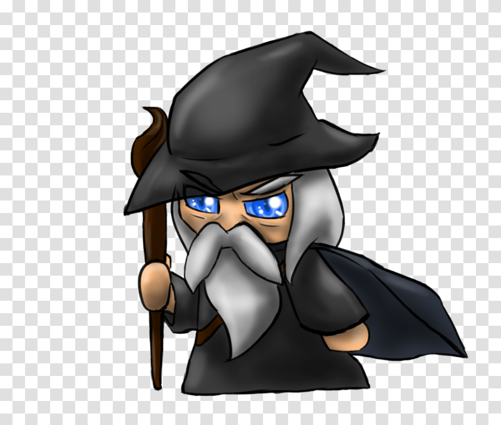 Gandalf Chibi, Person, Human, Helmet Transparent Png