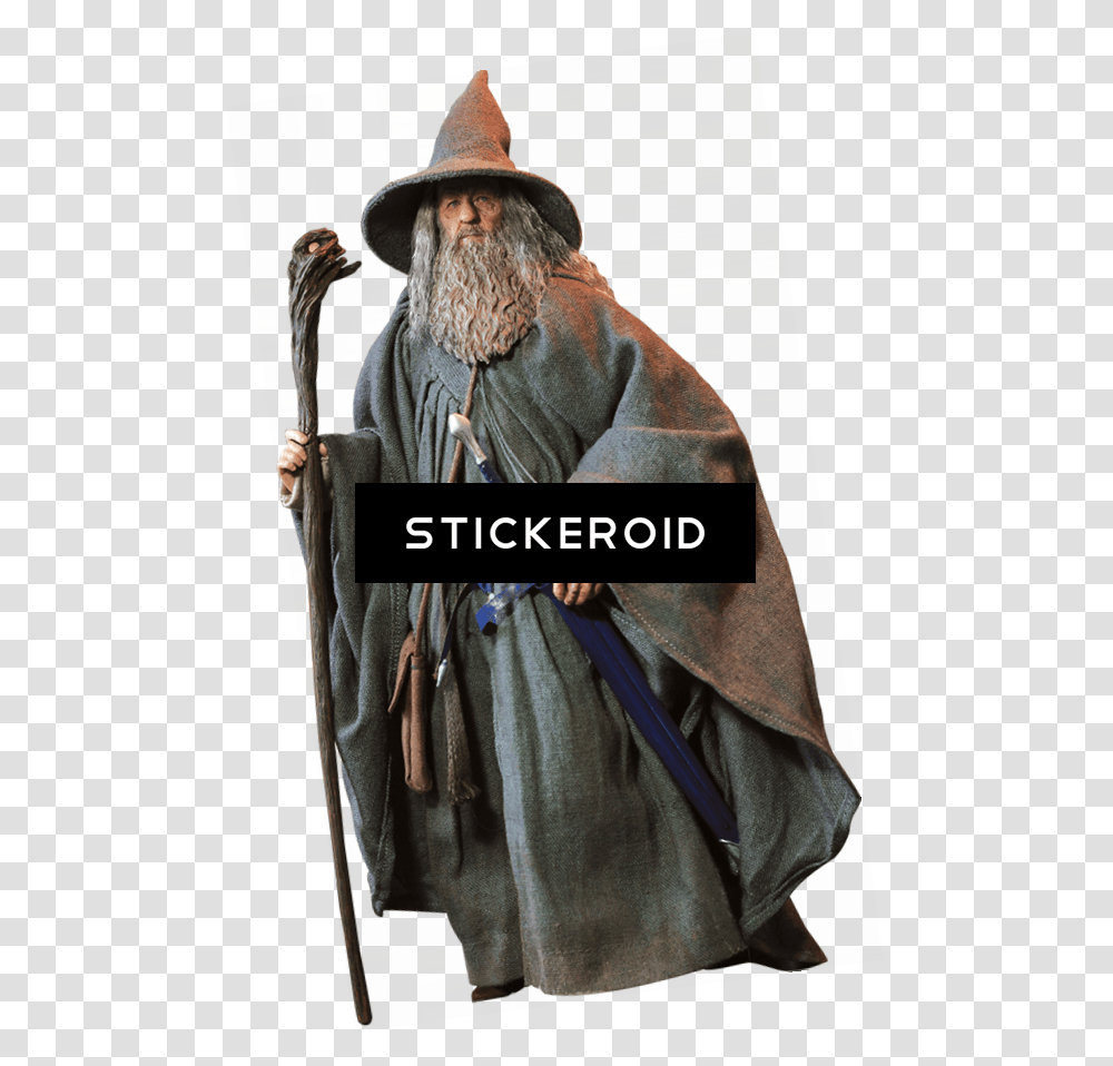 Gandalf Hat, Face, Person, Beard Transparent Png