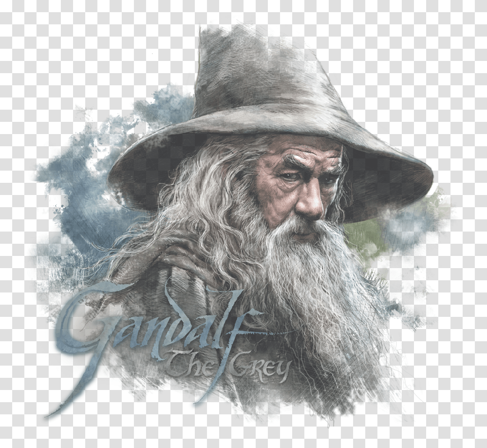 Gandalf, Hat, Face, Person Transparent Png