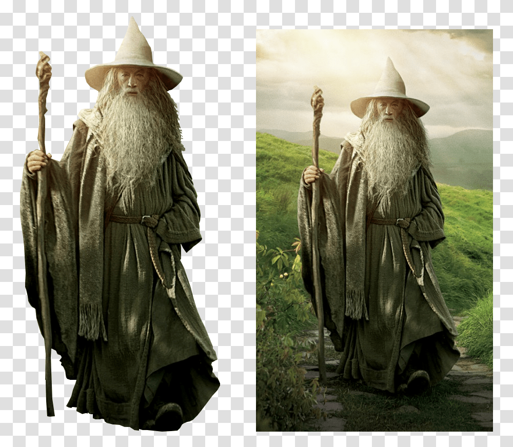 Gandalf High Res Lord Of The Rings Full Size Lord Of The Rings Facebook Cover, Clothing, Art, Person, Hat Transparent Png