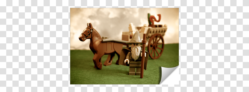 Gandalf, Horse, Animal, Horse Cart, Wagon Transparent Png