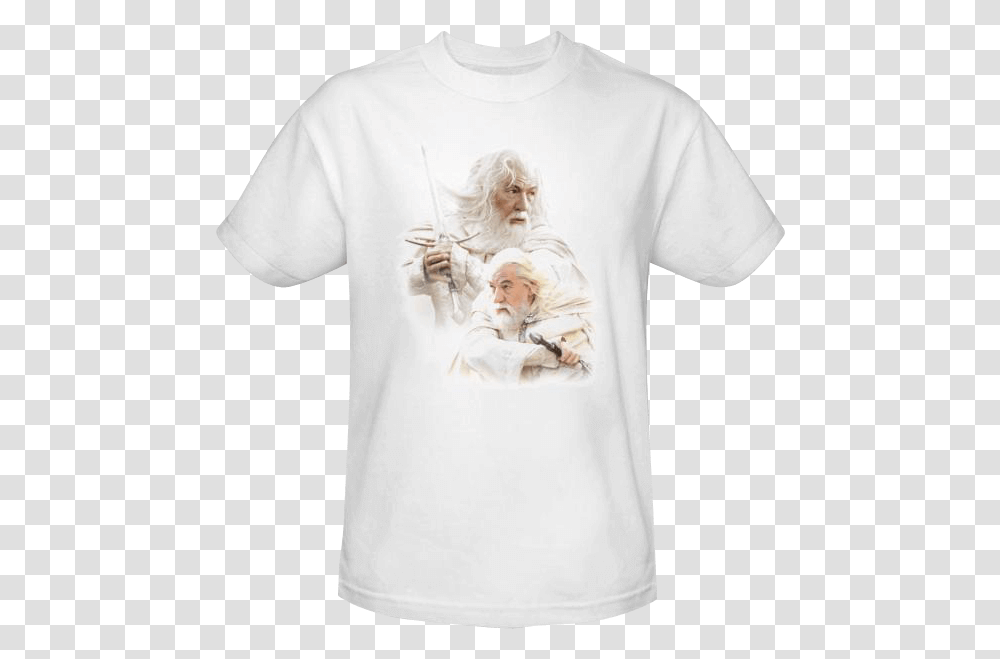 Gandalf The White T Shirt Nebraska T Shirts, T-Shirt, Person, Herbal Transparent Png
