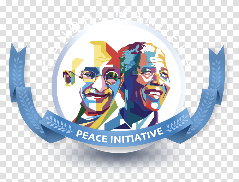 Gandhi Mandela Peace Initiative, Label, Sticker Transparent Png
