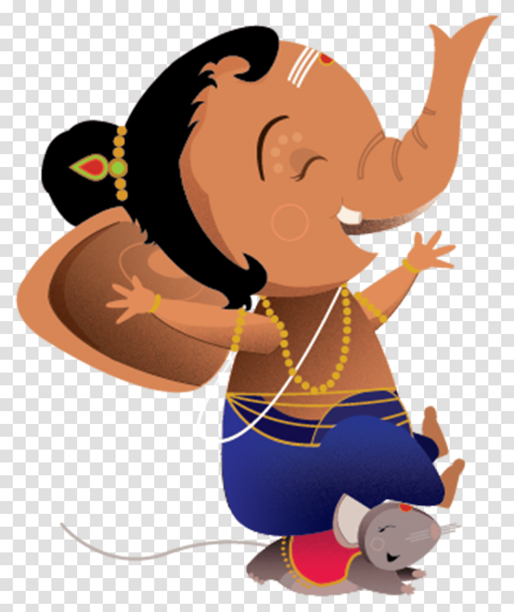 Ganesh Cartoon, Person, Human, Accessories, Accessory Transparent Png