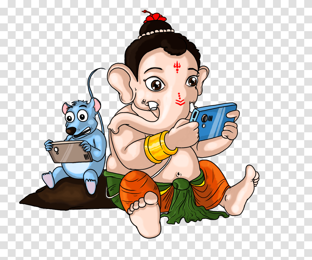Ganesh Chaturthi Whatsapp Stickers, Person, Human, Photography, Portrait Transparent Png