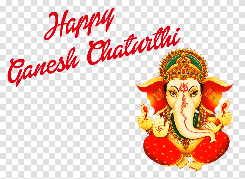 Ganesh Clipart Download Happy Ganesh Chaturthi Stickers, Label, Person Transparent Png