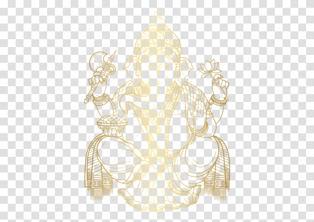 Ganesh Hd Background Ganesha Clipart, Pirate, Skeleton, Drawing, Stencil Transparent Png