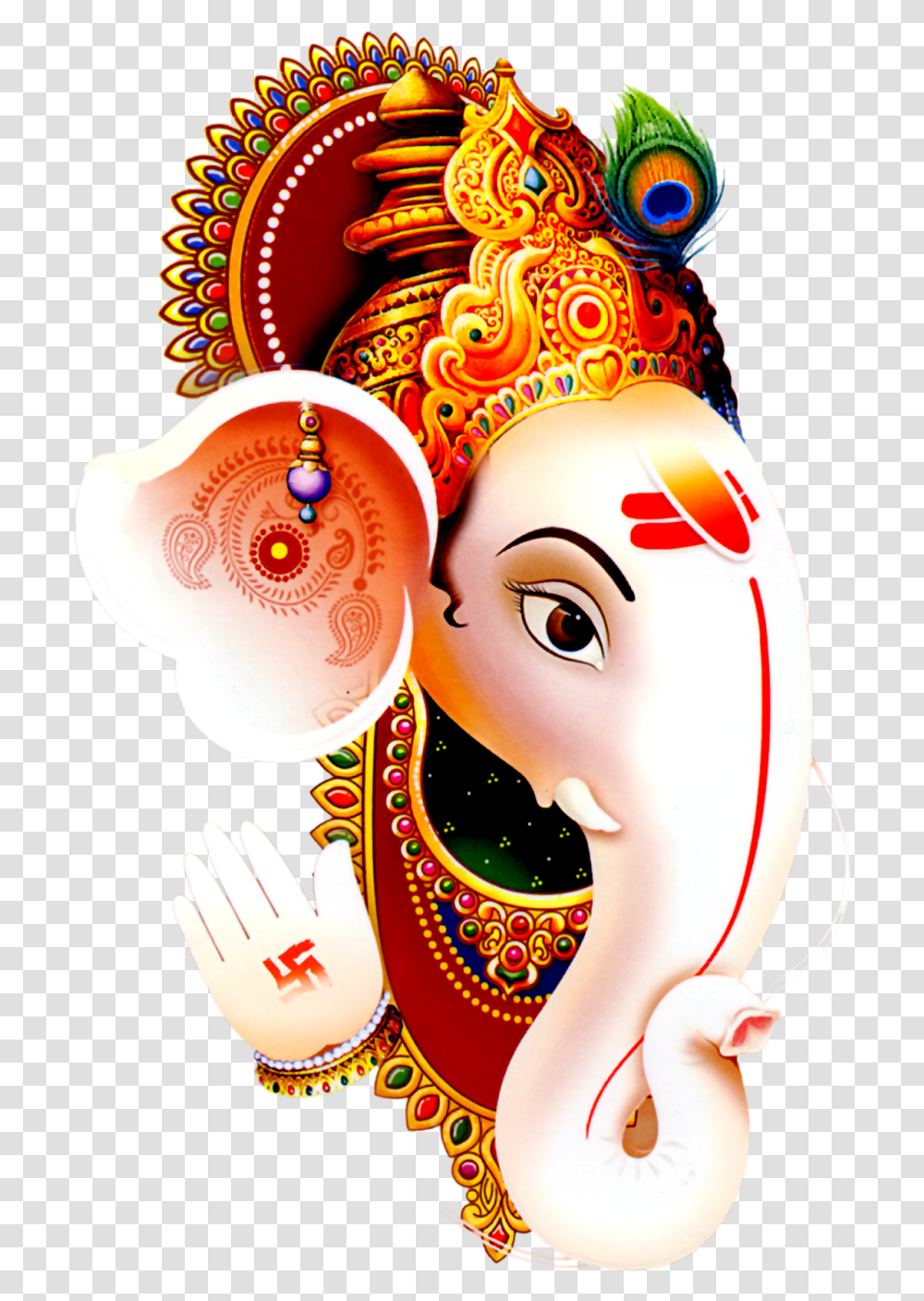 Ganesh Images For Wedding Cards Ganesh Chaturthi Background, Face, Person Transparent Png