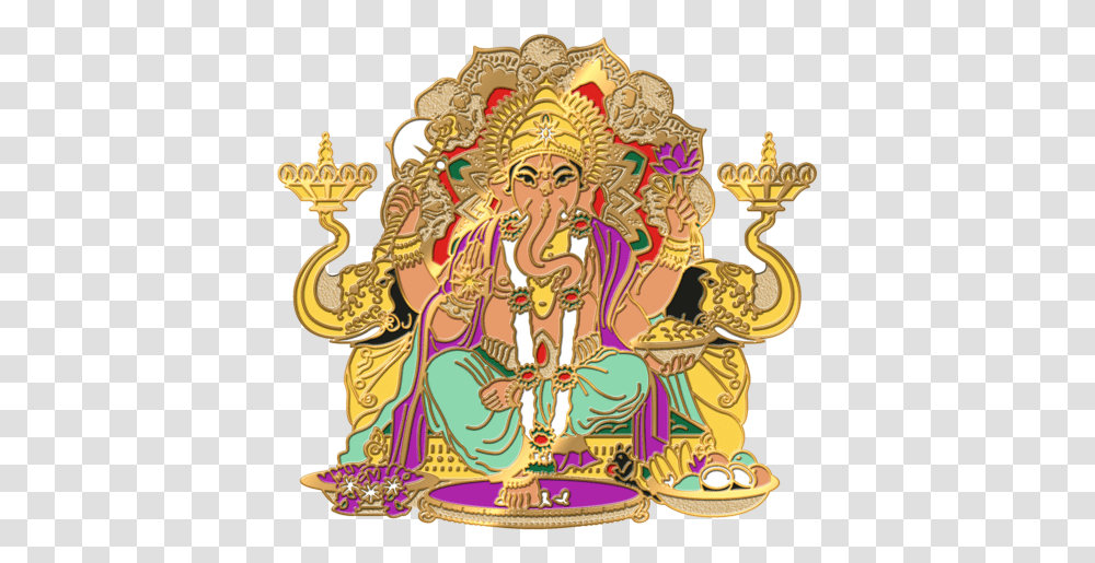 Ganesh Pin Illustration, Crowd, Carnival, Parade, Leisure Activities Transparent Png