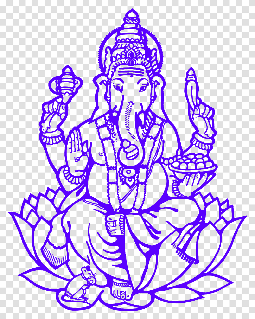 Ganesh Spelling Ganesha Ganesh And Laxmi Drawing, Pattern, Ornament Transparent Png