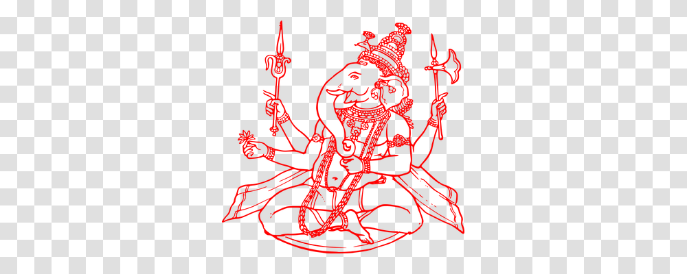 Ganesha Religion, Emblem, Weapon Transparent Png