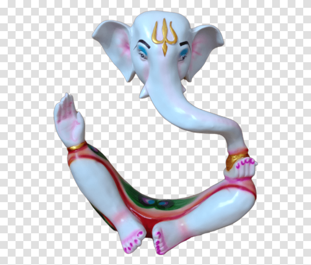 Ganesha Decorative Sculpture Home Decor Ganpati Idol Working Animal, Figurine, Person, Human Transparent Png