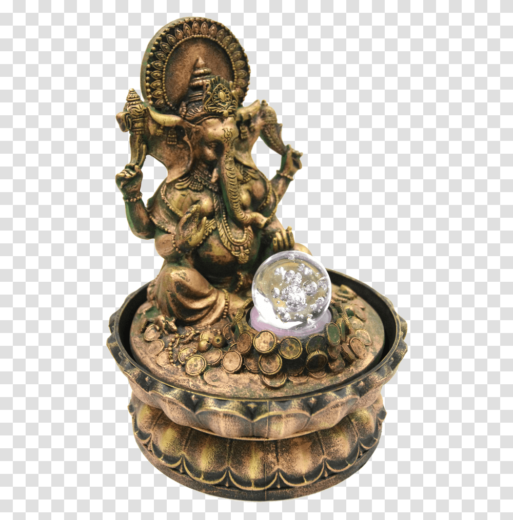 Ganesha, Figurine, Bronze, Incense Transparent Png