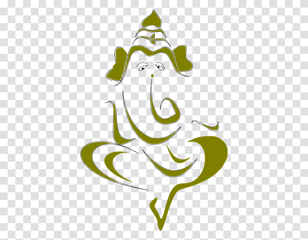 Ganesha India Goddess God Hindu Religion Ganesh Images, Handwriting, Calligraphy Transparent Png