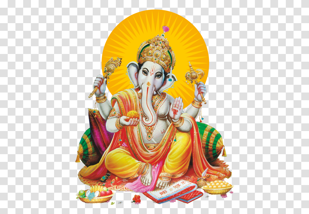 Ganesha Sri Hinduism Religion For Dussehra Religion, Crowd, Person, Human Transparent Png