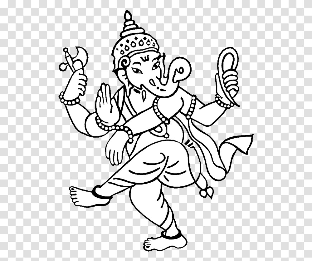 Ganeshpng Clipartsco Ganesha Drawing, Stencil, Hand, Finger Transparent Png