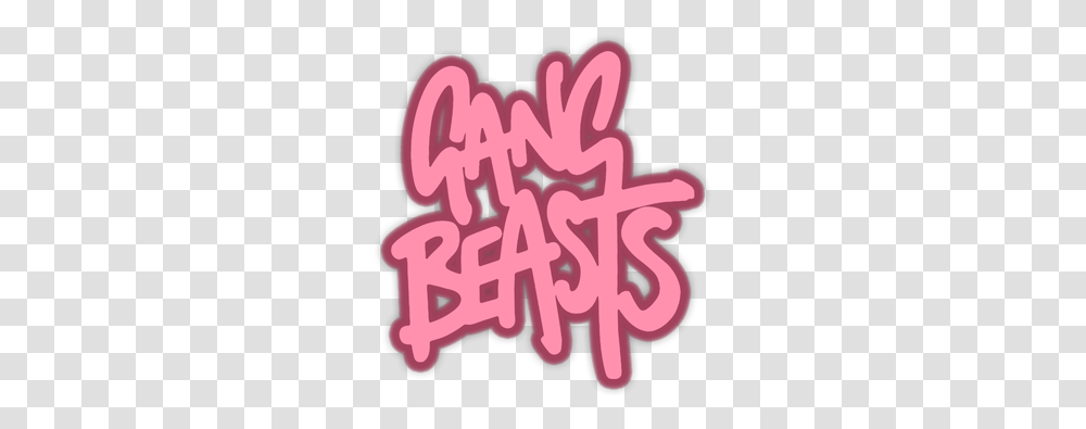 Gang Beasts Gang Beasts, Text, Alphabet, Label, Knot Transparent Png