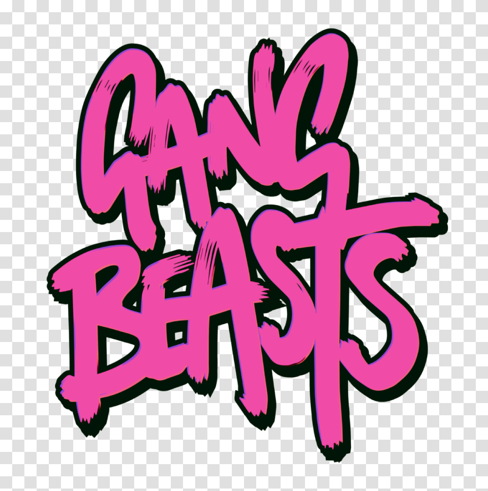 Gang Beasts Logo, Alphabet, Handwriting, Label Transparent Png