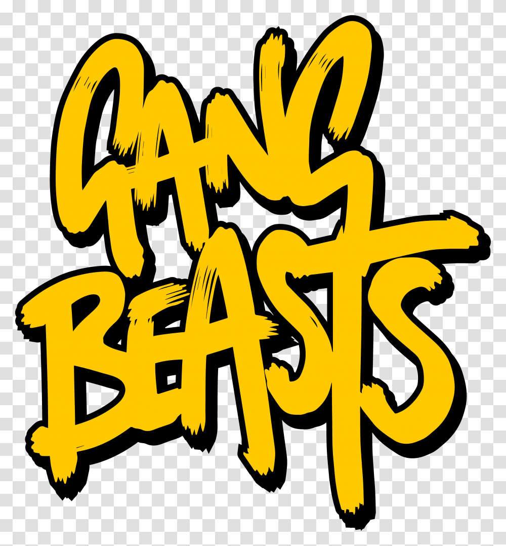 Gang Beasts, Calligraphy, Handwriting, Label Transparent Png