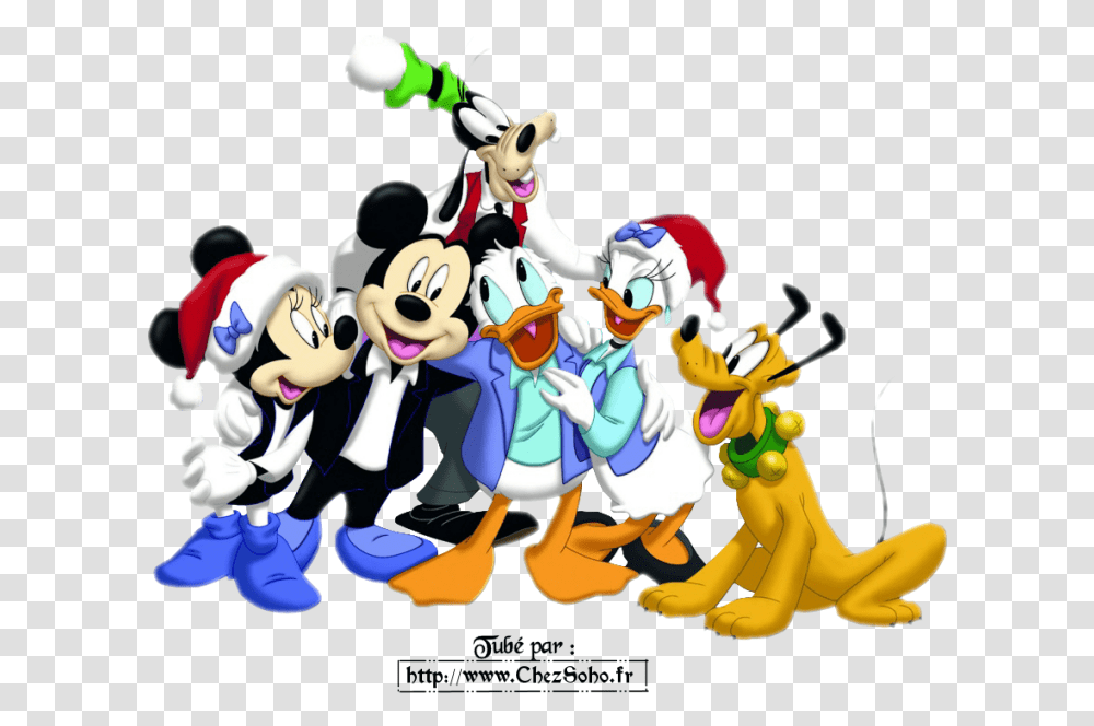Gang Clipart Christmas Mickey Mouse And Friends, Crowd, Wasp, Bee, Insect Transparent Png