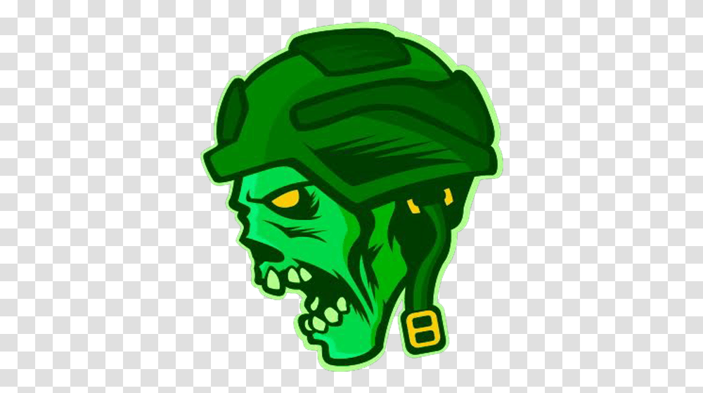 Gang Green Team Logo Arl Adult Rookie League Goldglove, Alien, Helmet, Clothing, Graphics Transparent Png