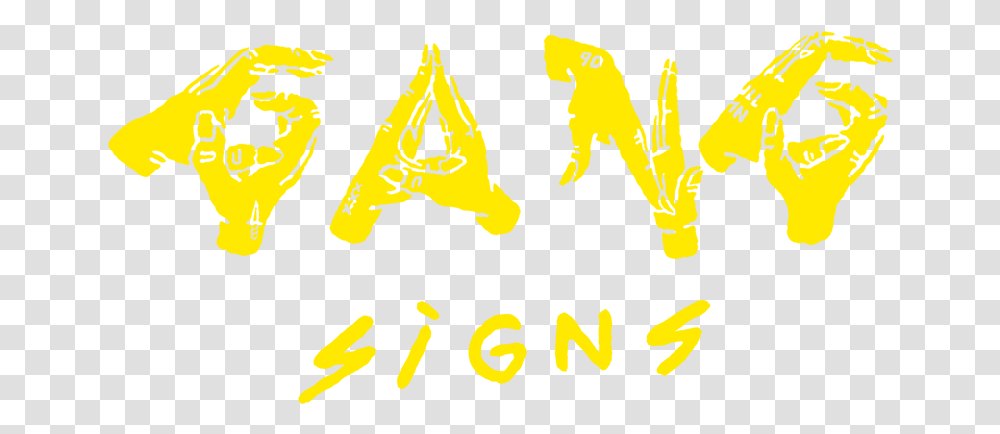 Gang Signs Official Website Illustration, Alphabet, Silhouette Transparent Png