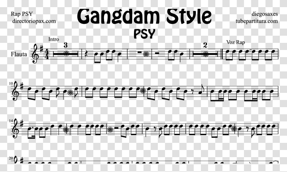 Gangnam Style Rap Songs Violin Sheet Music, Gray, World Of Warcraft Transparent Png
