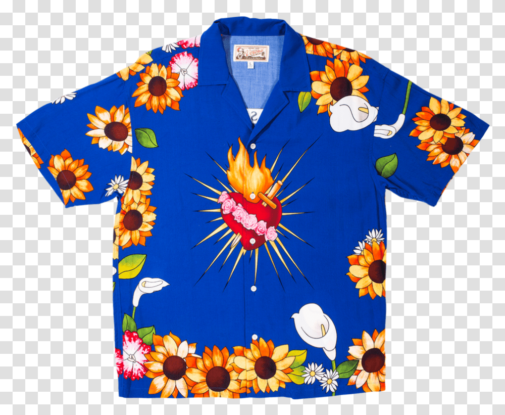 Gangster Chain, Shirt, Pattern, Flower Transparent Png