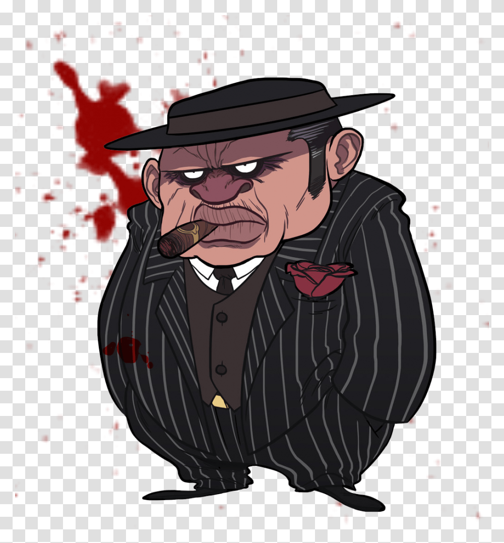 Gangster Character Sicilian Mafia Mafia Cartoon, Performer, Person, Advertisement Transparent Png
