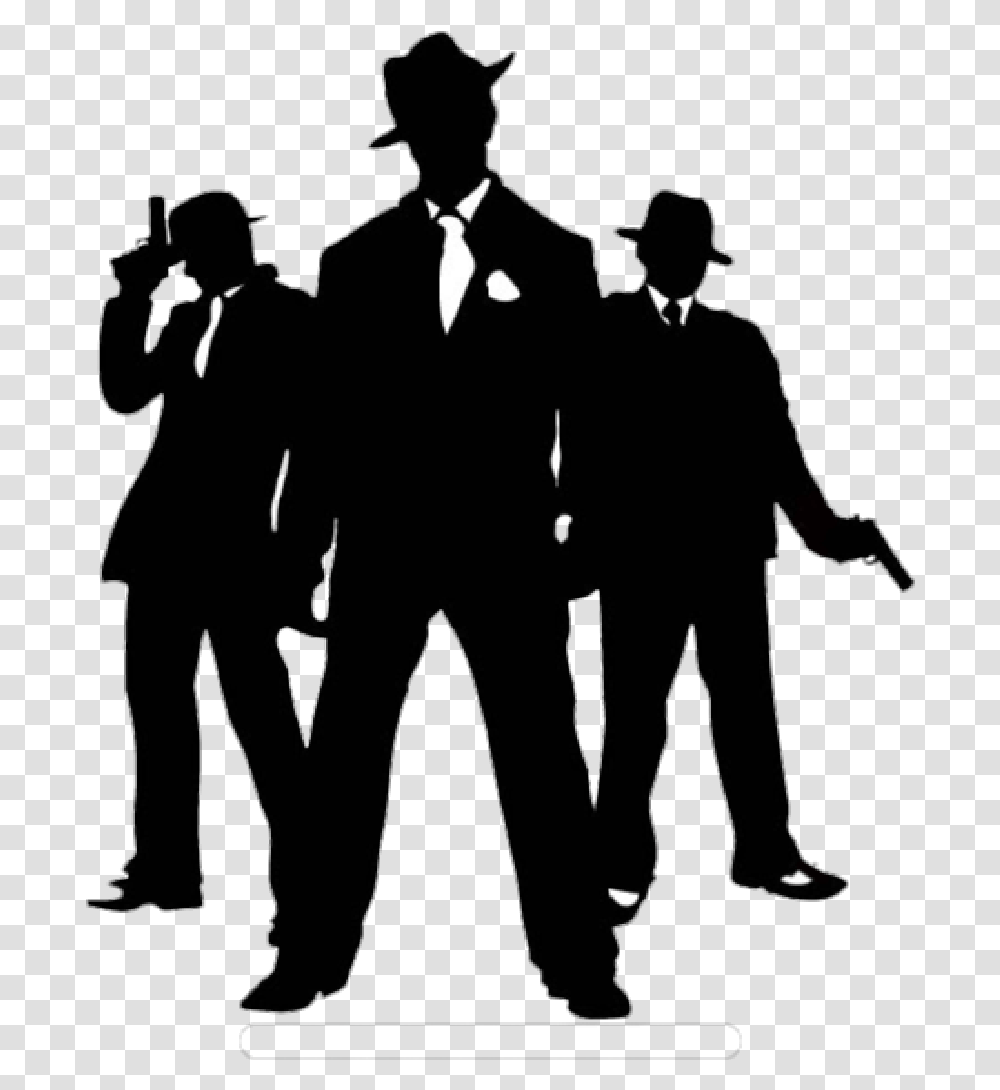 Gangster Clip Art Couples Mafia Clip Art Mafia Clipart, Person, People, Pedestrian, Silhouette Transparent Png