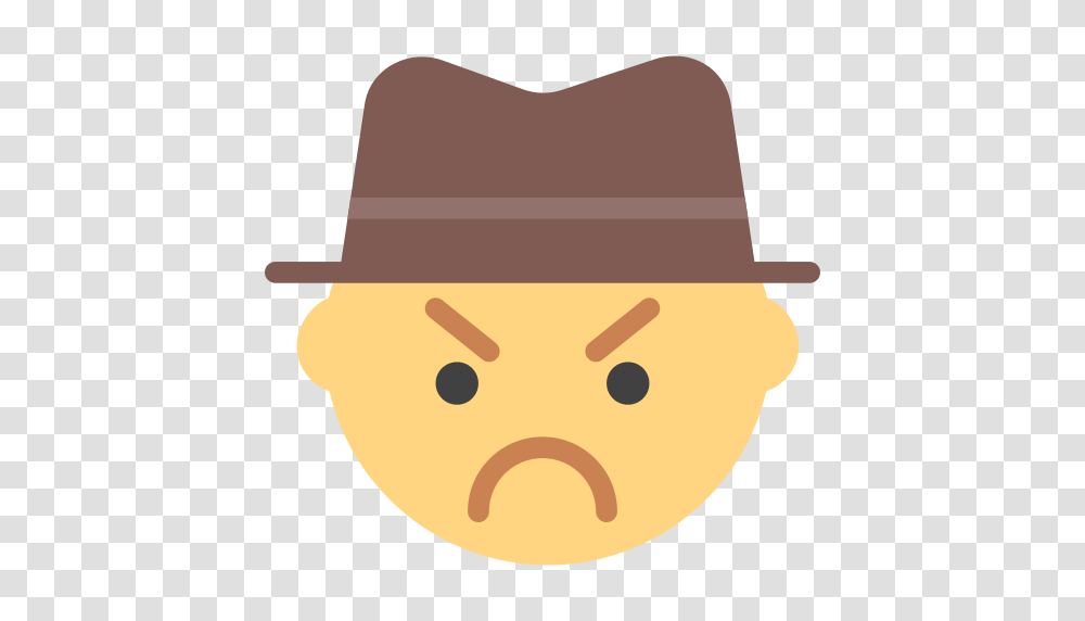 Gangster Icon, Label, Hat Transparent Png