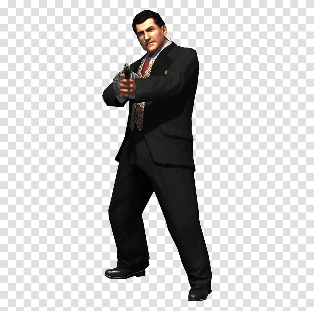 Gangster Mafia 2, Suit, Overcoat, Person Transparent Png