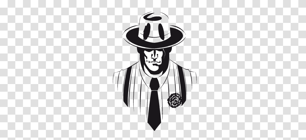 Gangster, Person, Apparel, Hat Transparent Png
