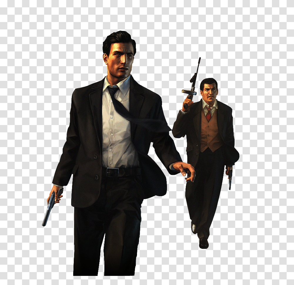 Gangster, Person, Suit, Overcoat Transparent Png